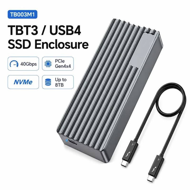 Usb4 40Gbps External Ssd 8Tb - TBT3/USB4 M.2 NVMe SSD Kutusu 40Gbps