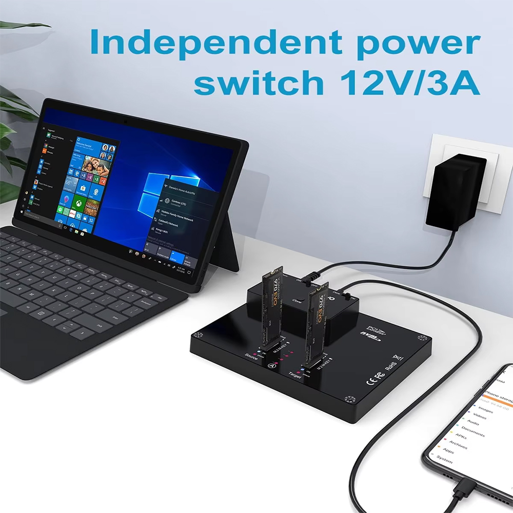 MAIWO 2 Bay M2 NVMe Yerleştirm - 8Tb M2 Nvme Ssd incelemesi ve fiyatı