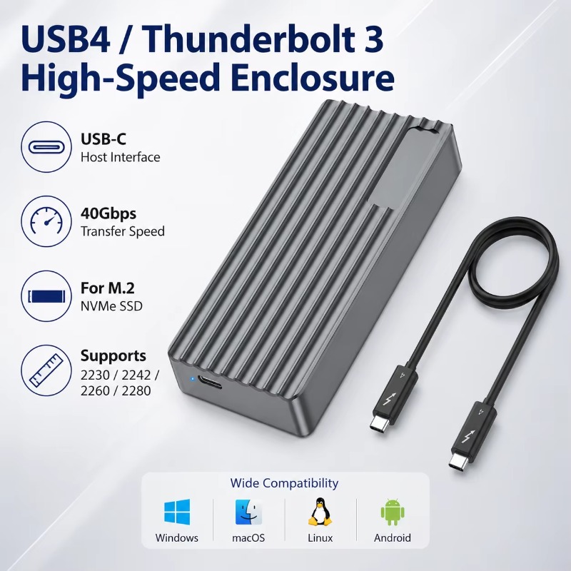 TBT3/USB4 M.2 NVMe SSD Kutusu  - Usb4 40Gbps External Ssd 8Tb incelemesi ve fiyatı