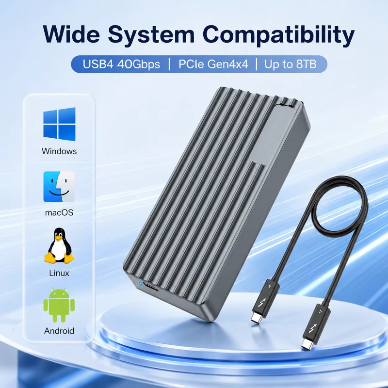 TBT3/USB4 M.2 NVMe SSD Kutusu  - Usb4 40Gbps External Ssd 8Tb incelemesi ve fiyatı